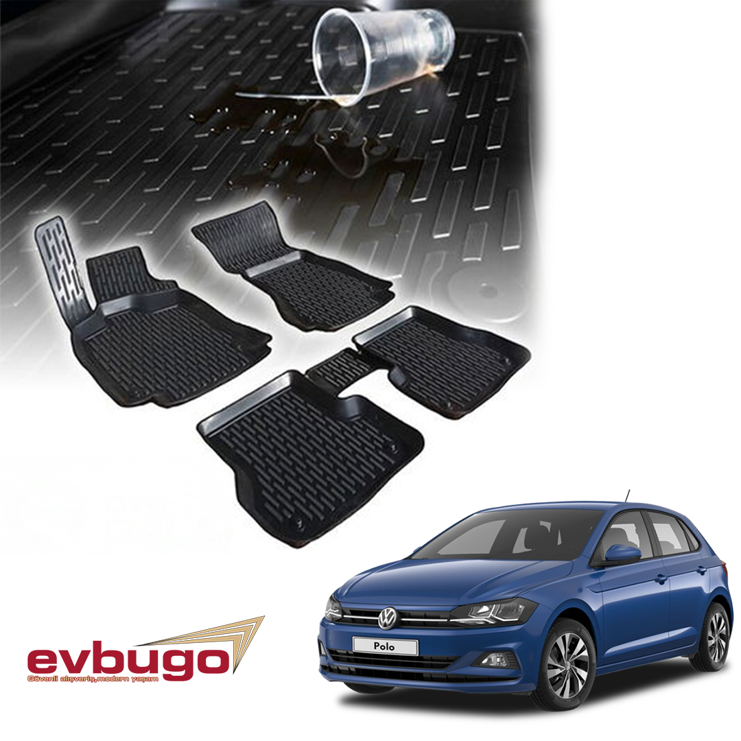 3D PASPAS SİYAH VOLKSWAGEN POLO 2009-2017
